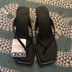 ASOS Sleek Black Sandals